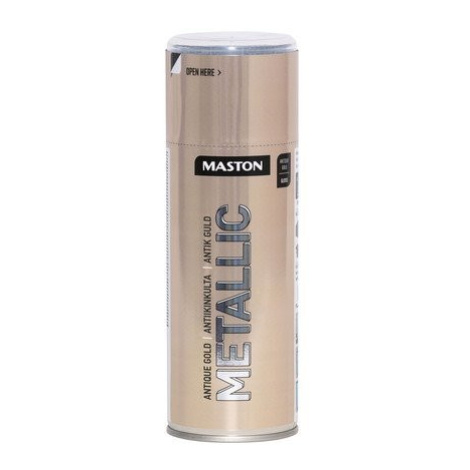 Maston Metallic - metalický sprej s efektom kovu 400 ml antická zlatá