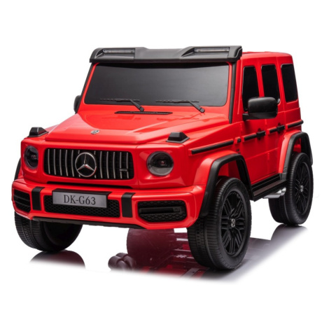 mamido Elektrické autíčko Mercedes G63 AMG XXL MP4 4x4 24V červené