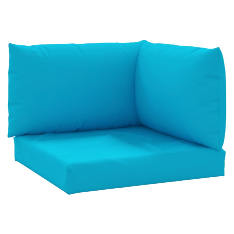 vidaXL PodloĹľky na paletovĂ˝ nĂˇbytok 3 ks, svetlomodrĂ©, oxfordskĂˇ lĂˇtka