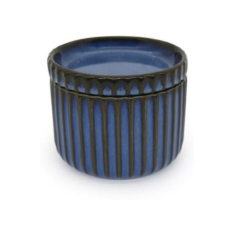 Toro Kameninová miska s vekom, 400 ml, modrá