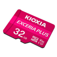 Kioxia Pamäťová karta Exceria Plus (M303), 32GB, microSDHC, LMPL1M032GG2, UHS-I U3 (Class 10)