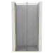 MEXEN/S - Velár posuvné sprchové dvere 100, transparent, zlatá 871-100-000-01-50