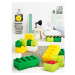 Biely úložný box štvorec LEGO®