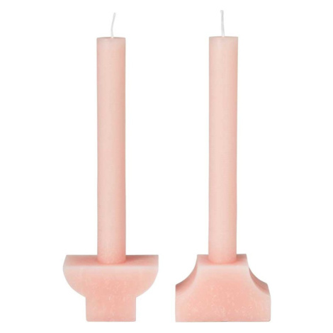 Ružové sviečky