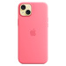 Originál Apple Silikónový kryt s MagSafe pre iPhone 15 Pink, MWN93ZM/A
