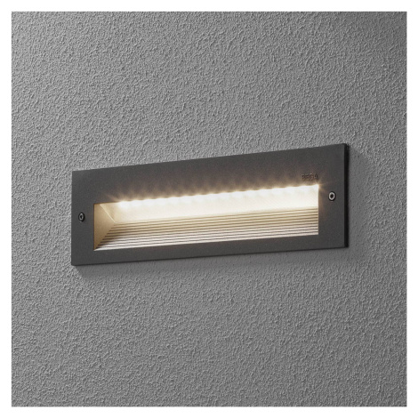 BEGA 33054 nástenné LED svetlo 3000K striebro 26cm