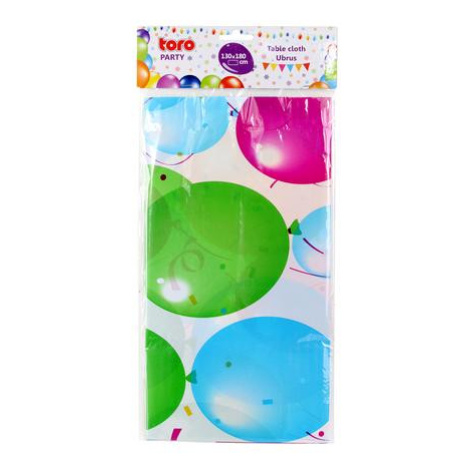 TORO Plastový party obrus TORO 130x180cm balóniky