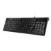 Genius Slimstar 230, klávesnice US, multimediální, slim typ drátová (USB), černá