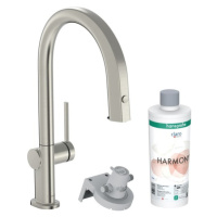 Drezová batéria Hansgrohe Aqittura bez výpuste nerez 76800800