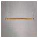 LZF Estela SH LED svietidlo, 120 cm, prírodný buk