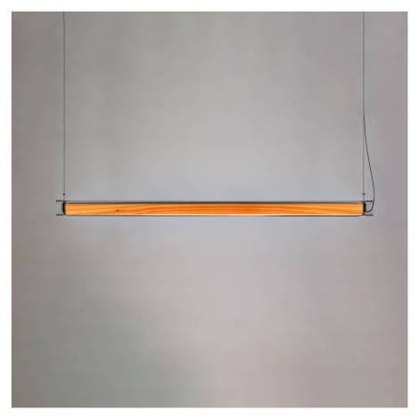 LZF Estela SH LED svietidlo, 120 cm, prírodný buk LZF LamPS