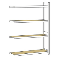 Regál s veľkým rozpätím, s drevotrieskovou doskou, výška 2500 mm SCHULTE