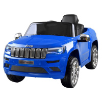 mamido Detské elektrické autíčko Jeep Grand Cherokee lakované modré