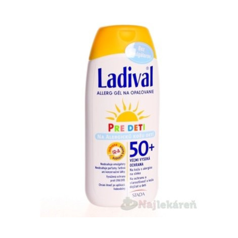 Ladival PRE DETI alergické na slnko SPF 50+ gél