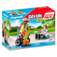 PLAYMOBIL City Life 71257 Starter Pack Záchranár na Segwayi