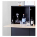 Čierna vinotéka v dekore duba 91x111 cm Edge - Hammel Furniture