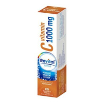 REVITAL Vitamín C 1000 mg pomaranč 20 šumivých tabliet