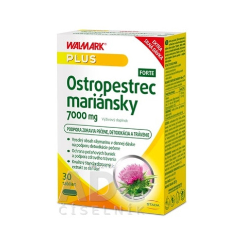 WALMARK Ostropestrec mariánsky 7000 mg FORTE