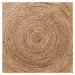 ALL NATURE Konopný koberec s dierovaným vzorom 150 cm - prírodná