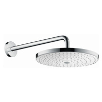 Hlavová sprcha Hansgrohe Raindance Select S na stěnu vrátane sprchového ramená biela/chróm 27378