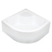 DEANTE - Deep biela - Akrylátová sprchová vanička, polguľatá, 90x90 cm - hlboká KTD_041B
