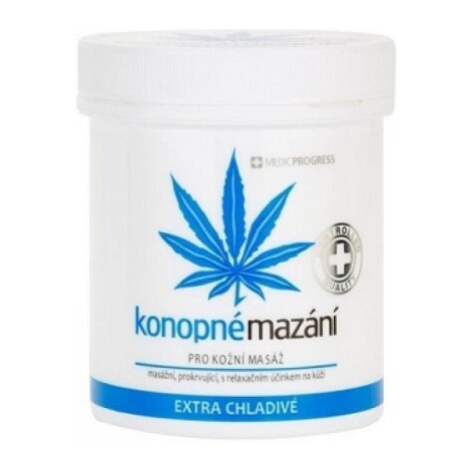 MEDICPROGRESS Konopné mazanie extra chladivé 250 ml