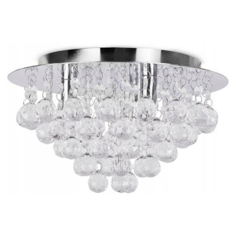 Toolight - Krištáľová stropná lampa Glamour 3xE14 392179, OSW-04005