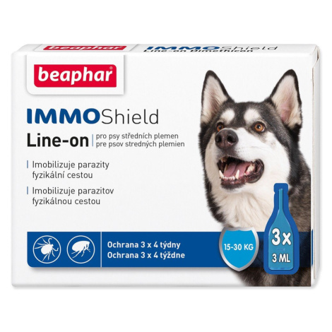 Beaphar Line-on IMMO Shield pes M 3x3ml