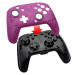 PDP Faceoff Deluxe+ Audio Controller Camo Purple