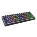 Genesis herná klávesnica THOR 660 RGB/Bezdrôtová Bluetooth/US layout/Čierna