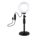 Svetlo Ring LED lamp with adjustable base Puluz