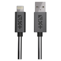 Next One USB-A to Lightning Metallic Cable 1m sivý