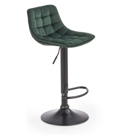 Barová stolička Forbia tmavo zelená Halmar