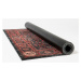 DRUMnBASE Vintage Persian Stage Mat 130 Red/Black