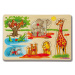 Drevené puzzle Generic Puzzle DP Eichhorn 9 dielov safari farma vozidlá od 24 mes