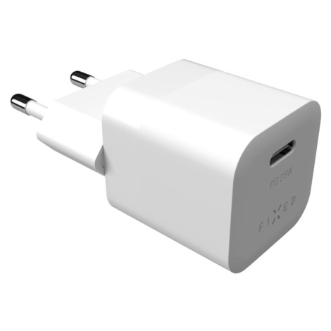 Fixed Mini adaptér,USB-C, 25W, biely