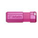 VERBATIM Flash Disk 16GB Hi-Speed Store 'n' Go, Pinstripe, USB 2.0, Hot růžová