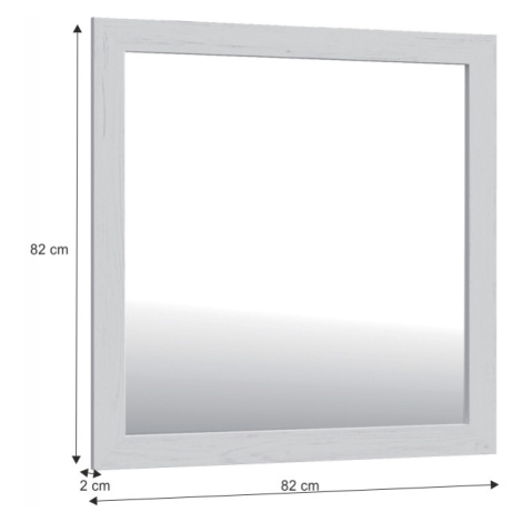 KONDELA Provance LS2 zrkadlo na stenu sosna andersen