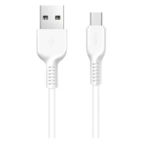 Nabíjací a dátový kábel USB, USB Type-C, 300 cm, rýchle nabíjanie, proti otrasom, Hoco X20, biel