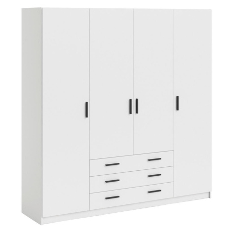 MID.YOU ŠATNÍKOVÁ SKRIŇA, biela, 195,5/200,4/49,6 cm