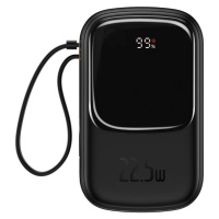 Baseus Qpow Pro Digital Display Fast Charge Power Bank 20000mAh 20W Type-C Black