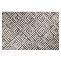 Béžový kožený koberec 140 × 200 cm TEKIR, 202898