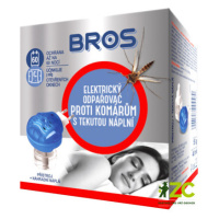 Odpudzovač komárov BROS s tekutou náplňou 40ml (60 nocí)