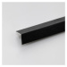 Profil uholníkový hliníkový čierny 30x30x1000