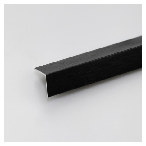 Profil uholníkový hliníkový čierny 30x30x1000 MERKURY MARKET