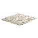 Divero Garth 604 mramorová mozaika krémová - 1 m2