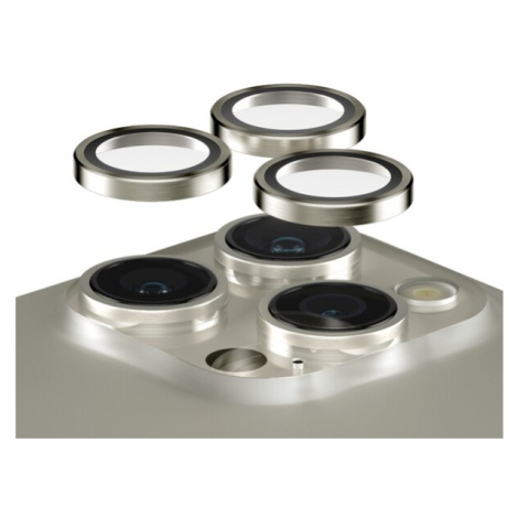 PanzerGlass HoOps ochranné krúžky Apple iPhone 16 Pro/16 Pro Max/15 Pro/15 Pro Max prírodný hlin