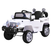 mamido  Elektrické autíčko Terénne Jeep EVA biela
