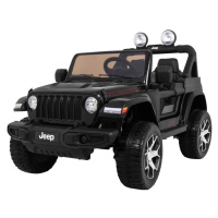 mamido Elektrické autíčko Jeep Wrangler Rubicon 4x4 čierne