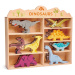 Drevené prehistorické zvieratá na poličke 24 ks Dinosaurs set Tender Leaf Toys